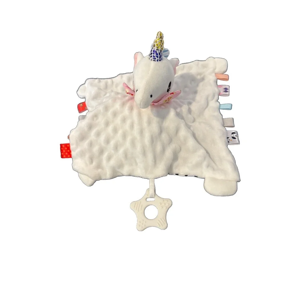 Mary Meyer Baby White Unicorn Lovey Unisex Comfort Gift Security Blanket Toy New